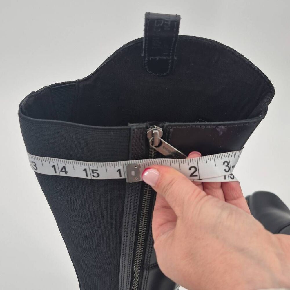 Dr Martin's Amaayah Knee High Leather Boots Black Size 7 - Picture 6 of 8